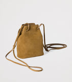 Miu Miu suede logo pouch olive tone, UK version