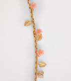 Dolce&Gabbana floral chain bag strap 59cm, UK version