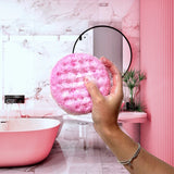 Bomb Cosmetics Body Buffer Soap Sponge Raspberry Ripple, UK version