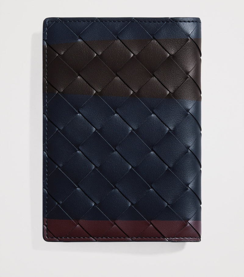 Bottega Veneta Intrecciato passport holder calfskin leather (British brand)