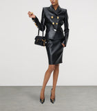 Schiaparelli Secret Top-Handle Bag mini calfskin padlock - British product