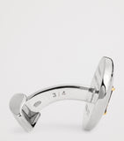 Tateossian silver meteorite cufflinks, UK version