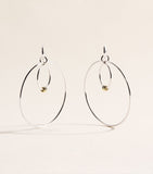 Spinelli Kilcollin Echo hoop earrings sterling silver gold, imported from the UK