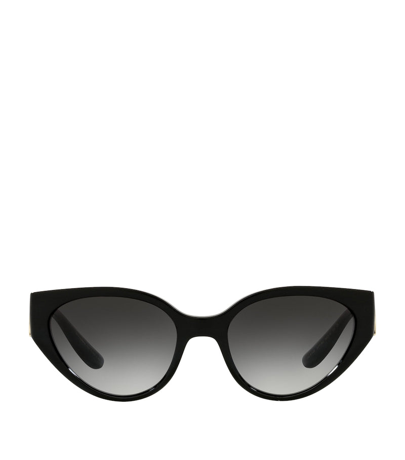 Dolce&Gabbana Crossed cat eye sunglasses gradient lenses, UK version