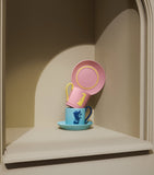 Wedgwood Jasper Bacchus teacup and saucer set (British brand)