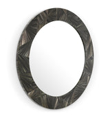 Harrods Eichholtz Straw Cassara Mirror - 120cm Diameter- Buy online at McGrocer