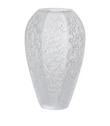 Harrods Lalique Large Crystal Sakura Vase (17.5cm)- Buy online at McGrocer