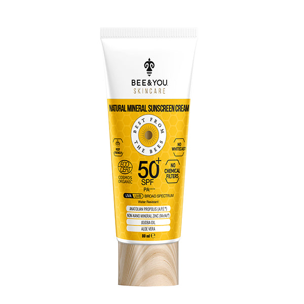 Bee&You sunscreen body cream 50SPF 80ml, imported from the UK