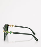 Swarovski acetate oversized SK6041 sunglasses, imported from the UK