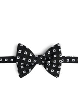 Harrods Dunhill Mulberry Silk Polka Dot Bow Tie- Buy online at McGrocer
