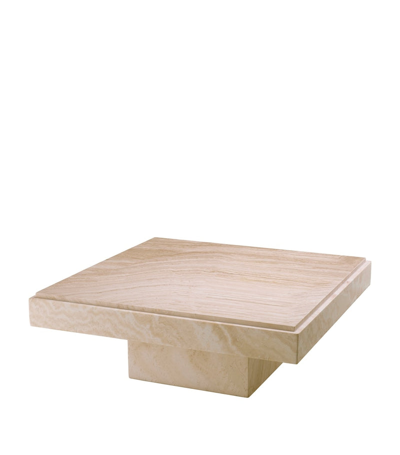 Eichholtz Sartoria travertine coffee table, UK version