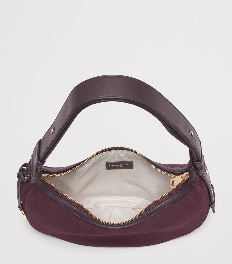 Aspinal of London small Soho Crescent shoulder bag, UK version