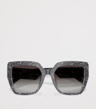 Dolce&Gabbana lace print square sunglasses, UK version