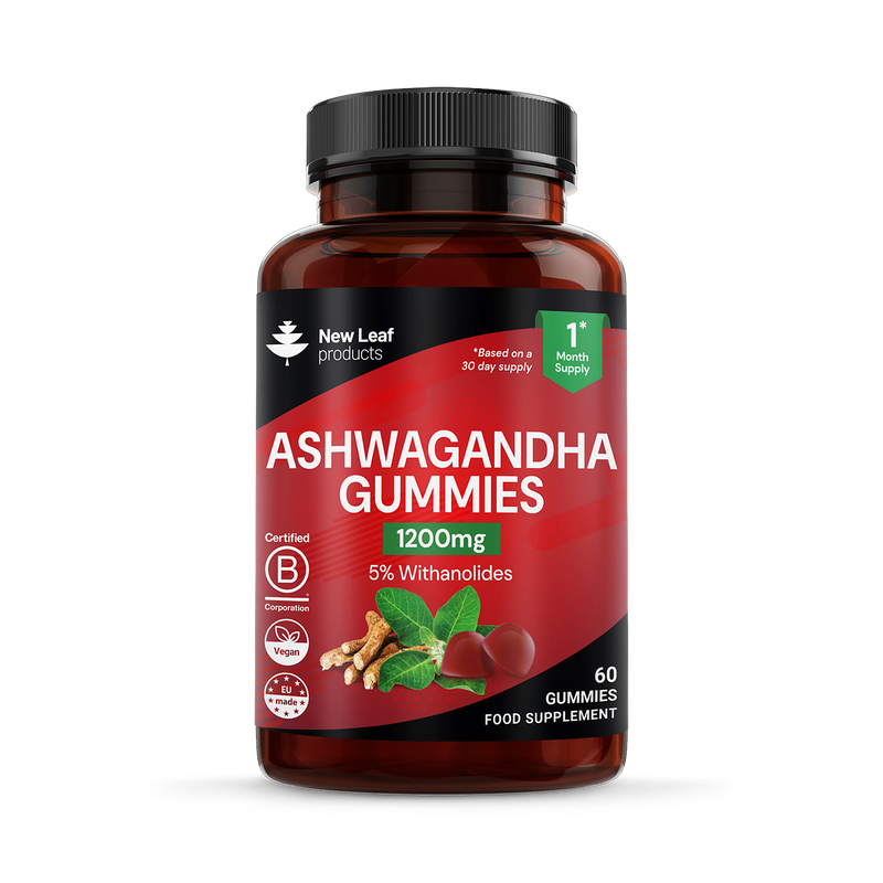 New Leaf Products Ashwagandha Gummies 60 gummies (British brand)