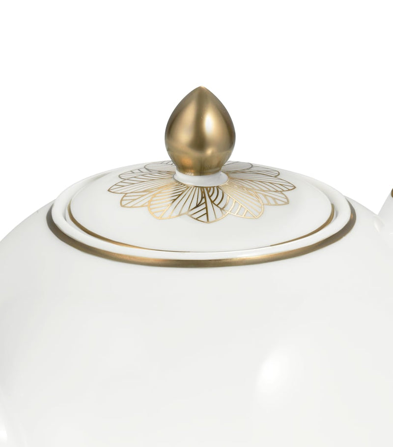 Christofle Porcelain Malmaison Teapot 1.5L - British product