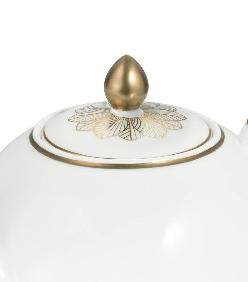 Christofle Porcelain Malmaison Teapot 1.5L - British product