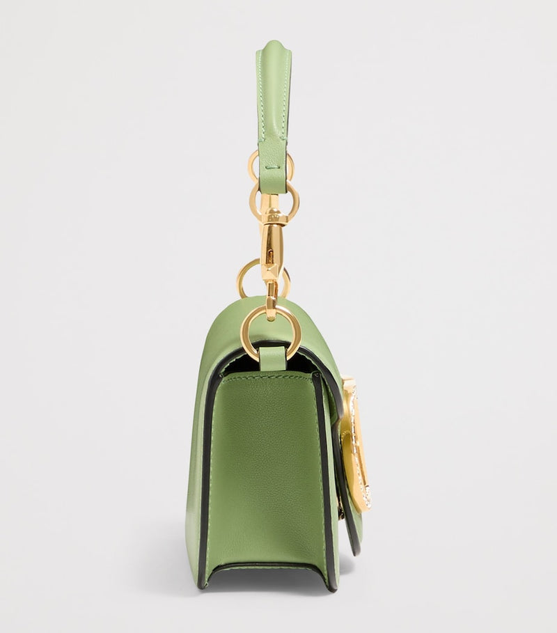 Valentino Garavani Locò small leather shoulder bag, imported from the UK