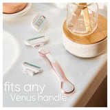 Venus Deluxe Smooth Sensitive RoseGold Razor - 1 Blade GOODS Sainsburys