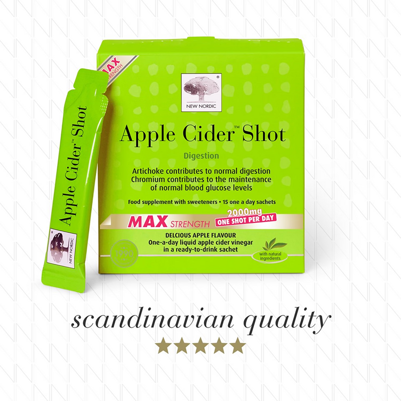 New Nordic apple cider shot 2000mg 15 sachets, imported from the UK