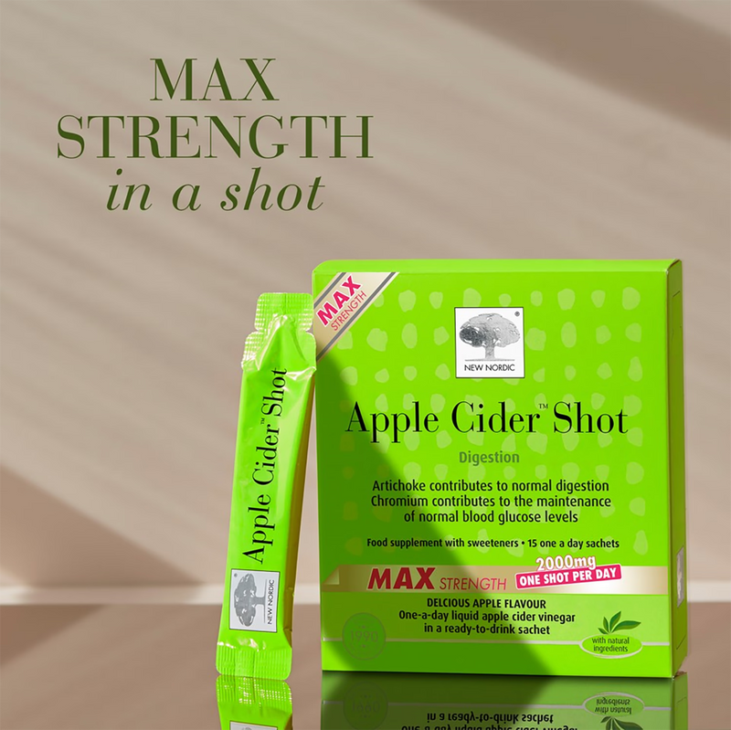 New Nordic apple cider shot 2000mg 15 sachets, imported from the UK