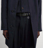 Elliot Rhodes ostrich leather belt 4cm width (British brand)