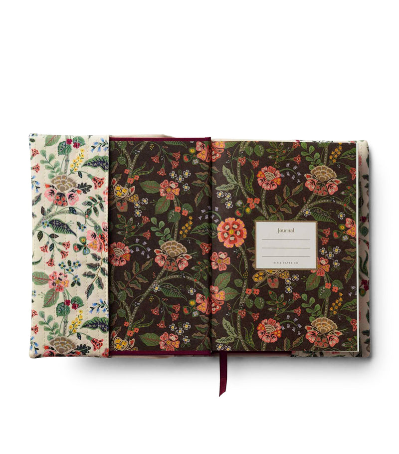 Carnet matelassé Rifle Paper Co. Quilted Gracie, importé du Royaume-Uni