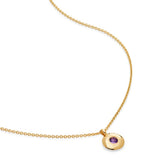 Monica Vinader gold vermeil amethyst February birthstone necklace (British brand)