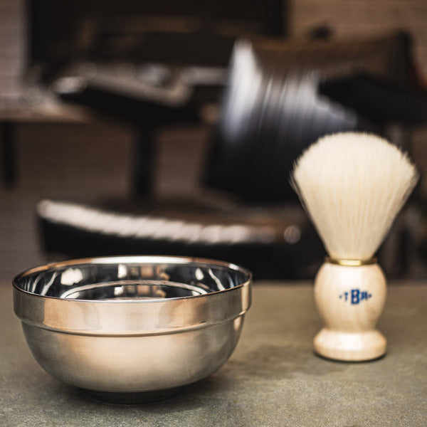 Bluebeards Revenge stainless steel shaving bowl - British product