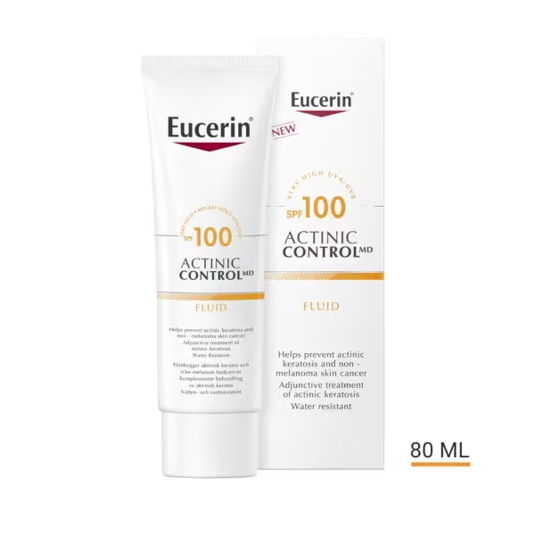Eucerin Sun Actinic Control MD Sun Cream SPF100 80ml (British brand)
