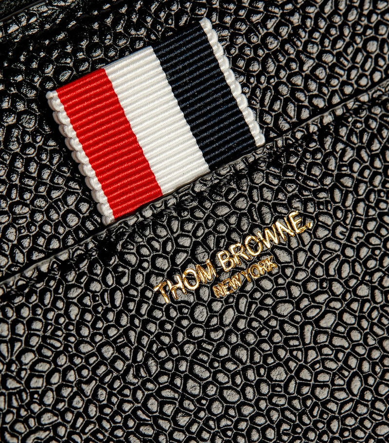 Thom Browne leather continental zip wallet, imported from the UK