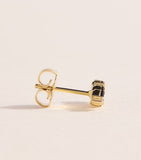 Suzanne Kalan Frenzy stud earrings black sapphires diamonds imported from the UK