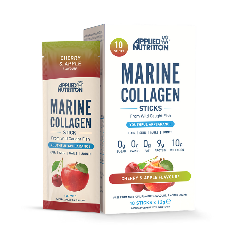 Applied Nutrition Marine Collagen Cherry and Apple 10 sachets, UK version