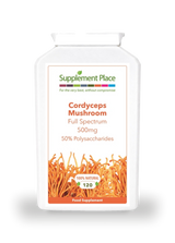 Holland & Barrett Supplement Place Lion's Mane Mushroom 500mg 50% Polysaccharides 120 Capsules- Buy online at McGrocer
