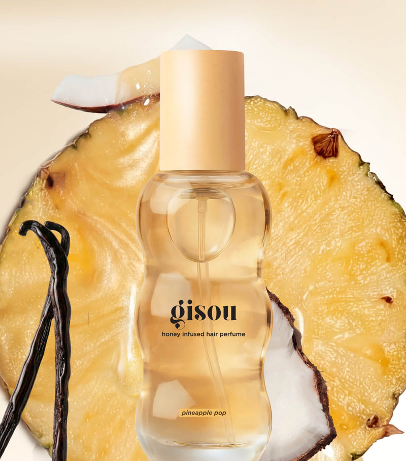 Gisou Honey-Infused Pineapple Pop hair perfume 15ml, imported from the UK