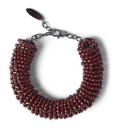 Harrods Brunello Cucinelli Sterling Silver Beaded Bracelet- Buy online at McGrocer