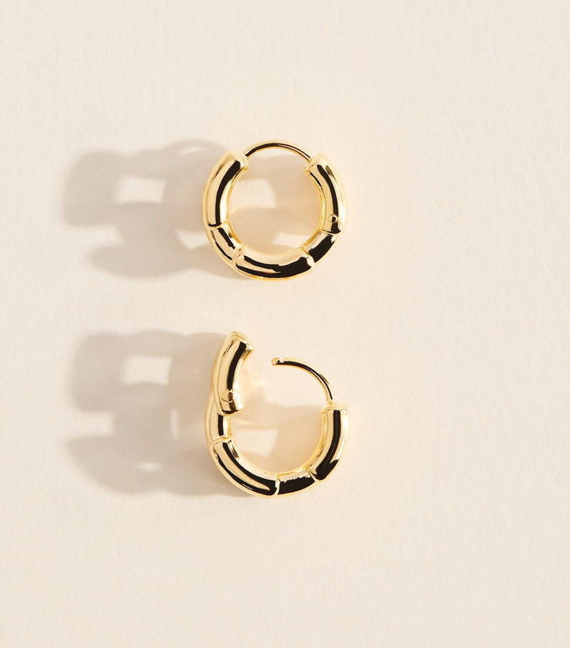 Lié Studio gold-plated Johanna earrings, imported from the UK