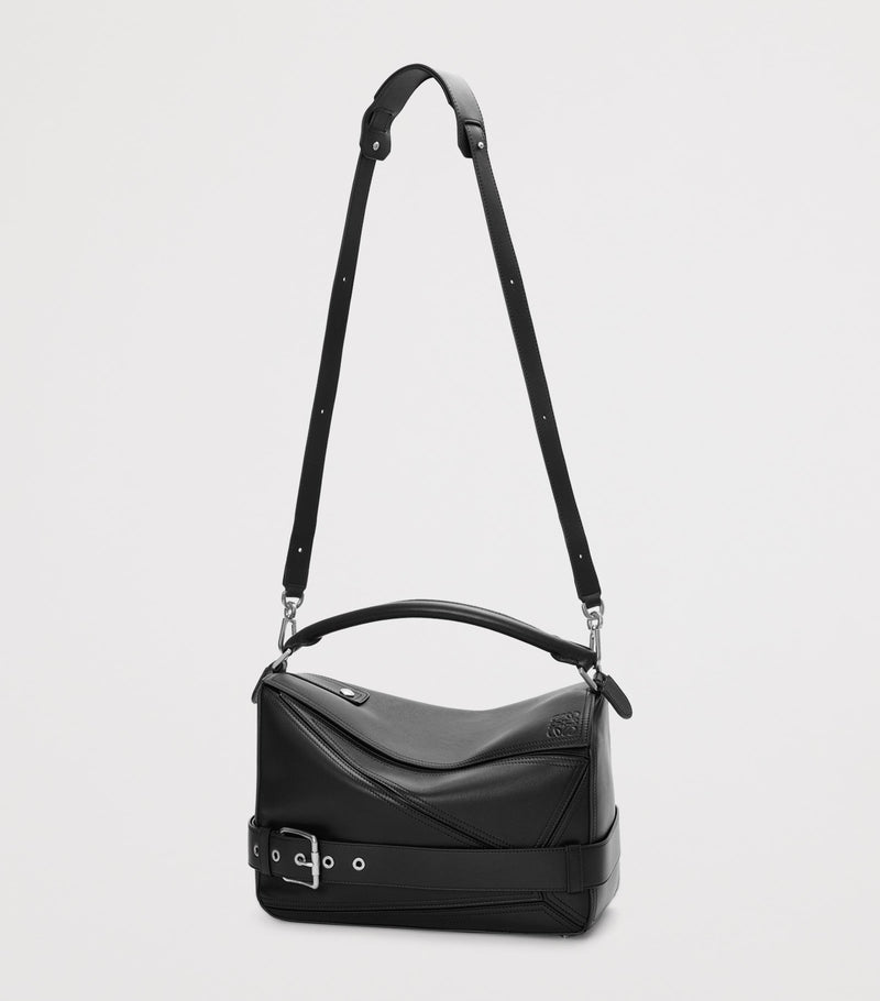 LOEWE Puzzle Biker top-handle leather bag - British product