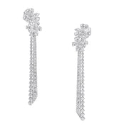 Harrods Graff White Gold and Diamond Carissa Drop Earrings 7.4cm- Buy online at McGrocer