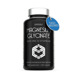 Holland & Barrett SuperSelf Magnesium Glycinate 1500mg with Zinc & Vitamin B6 Supplement 120 Capsules- Buy online at McGrocer