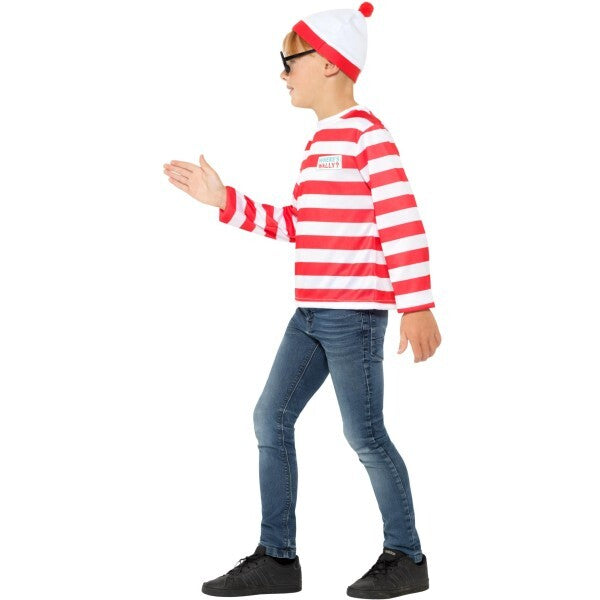 Smiffys Where's Wally instant costume kit, imported from the UK