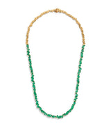 Harrods Suzanne Kalan Yellow Gold and Emerald Bold Tennis Necklace- Buy online at McGrocer