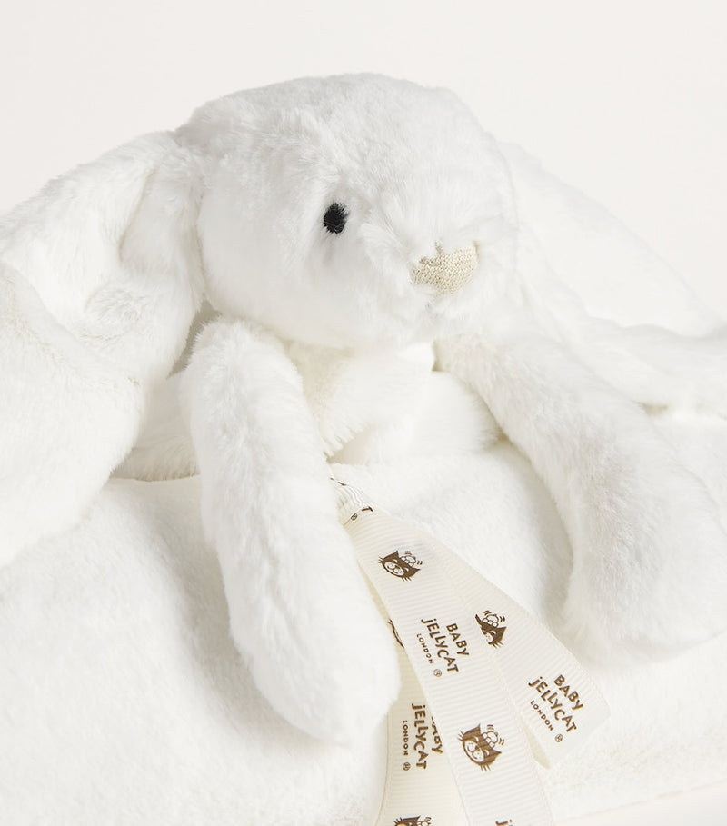 Jellycat Luxe Bashful Bunny Blanket 56cm x 70cm, UK version