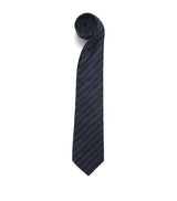 Harrods Canali Silk Stripe Tie 8cm Width- Buy online at McGrocer