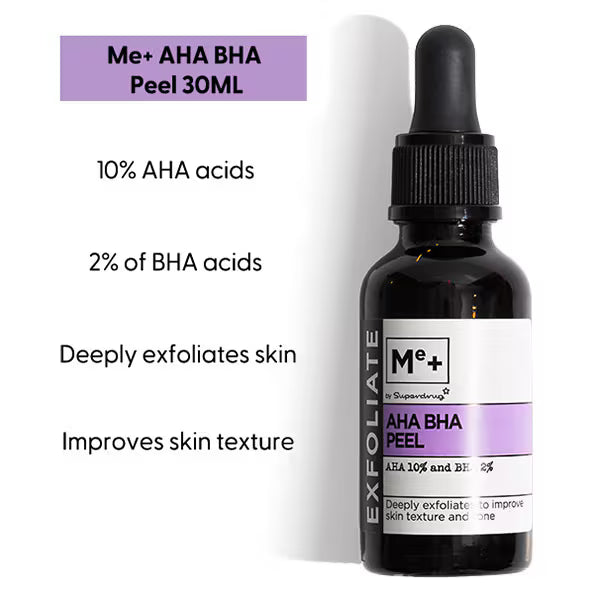 Me+ AHA BHA Peel 30ML, imported from the UK