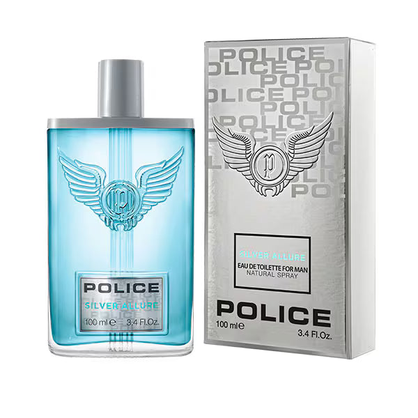 Police Silver Allure Man EDT fragrance 100ml (British brand)