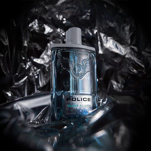 Police Silver Allure Man EDT fragrance 100ml (British brand)