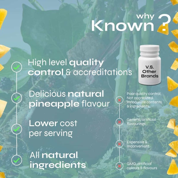 Known Nutrition high-strength Vitamin B12 gummies 60 count, UK version