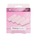 Superdrug Brushworks Makeup Wedges 16 Piece Sponges- Buy online at McGrocer