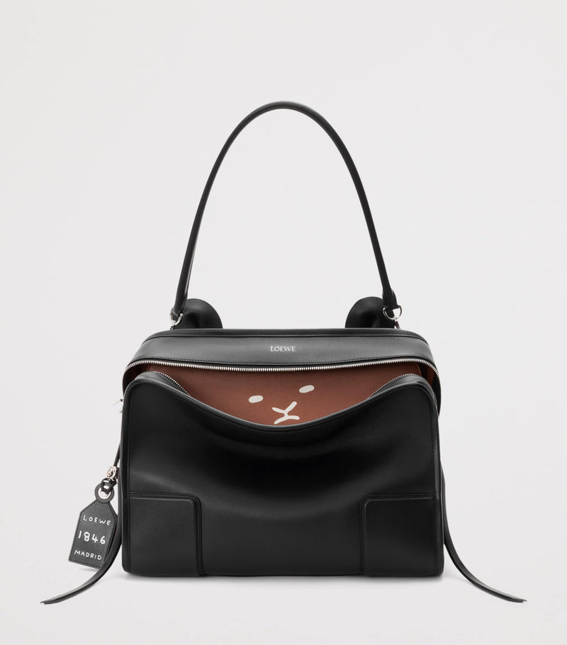 LOEWE Amazona 180 shoulder bag calfskin suede animal face - British product