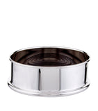 Greggio silver plated Georgian bottle coaster, UK version